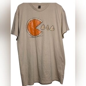 Gildan Beige Graphic Men's T-Shirt